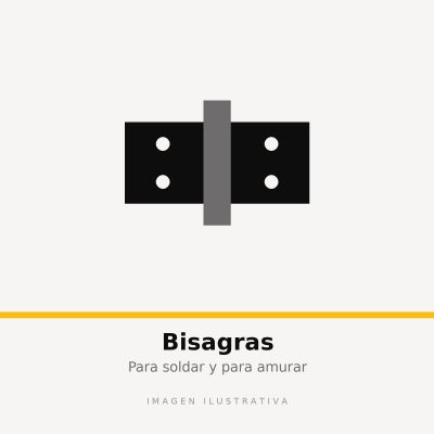 BISAGRA TORNEADA 51X19 - Art.129-1 (imagen ilustrativa)