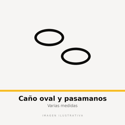 CAÑO OVAL 30x14x1.6 (imagen ilustrativa)