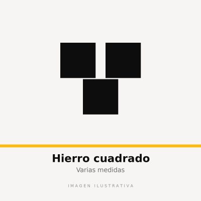 HIERRO CUADRADO 1 1/2 (BLC 38.10x6000) (imagen ilustrativa)