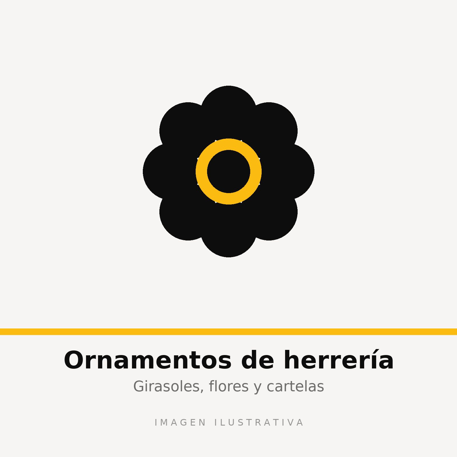 GIRASOL GRANDE C/TORNILLO 1093-1B (imagen ilustrativa)